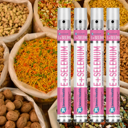 24Seven Health Spray Vitamin E + Selenium (4 Pack)