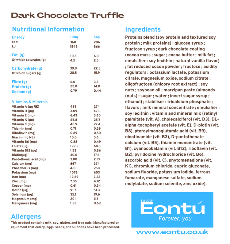 Dark Chocolate Truffle 200kcal Meal Replacement Bar